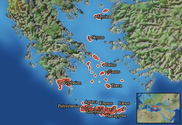 Where Mercenary Cretan Hoplites can be hired