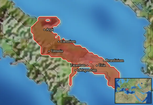 Where Mercenary Messapian Thureophoroi can be hired