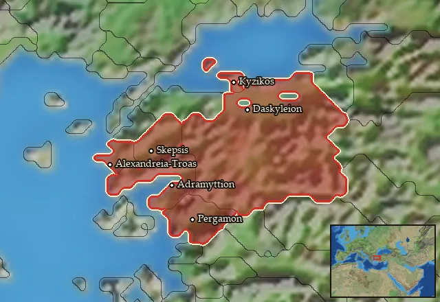 Where Mysian Thureophoroi can be recruited
