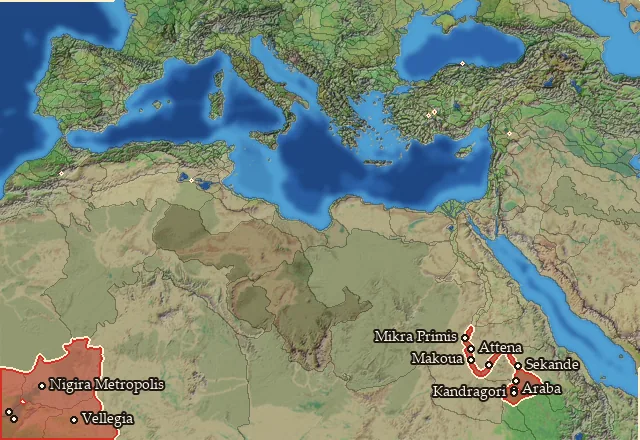 Where Mercenary Nubian Cavalry can be hired