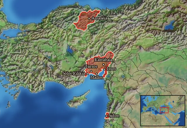 Where Mercenary Cilician Spearmen can be hired