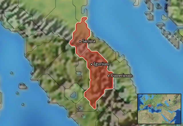 Where Umbrian Skirmishers can be recruited