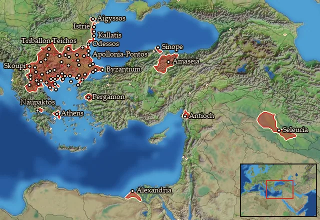 Where Mercenary Thracian Rhomphaiophoroi can be hired