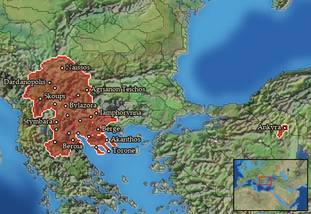 Where Mercenary Paionian Cavalry can be hired