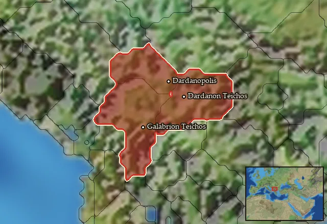 Where Dardanian Light Cavalry can be recruited