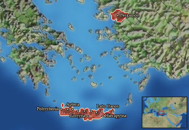 Where Mercenary Knossian Hippeis (Late) can be hired