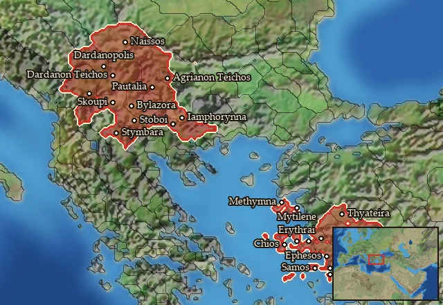 Where Mercenary Lydian Akontistai can be hired