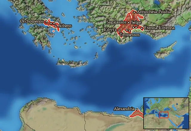 Where Mercenary Pisidian Thureophoroi can be hired
