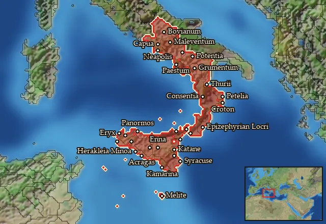 Where Mercenary Campanian Hoplites can be hired