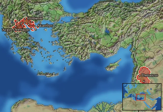 Where Mercenary Macedonian Hoplites can be hired