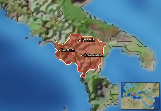 Where Lucanian Light Swordsmen can be recruited