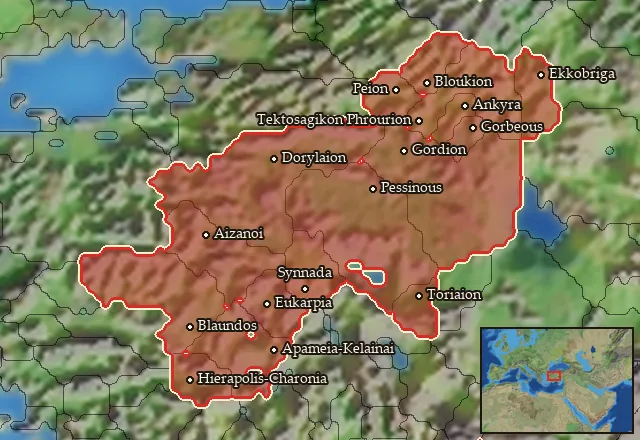 Where Mercenary Phrygian Spearmen can be hired