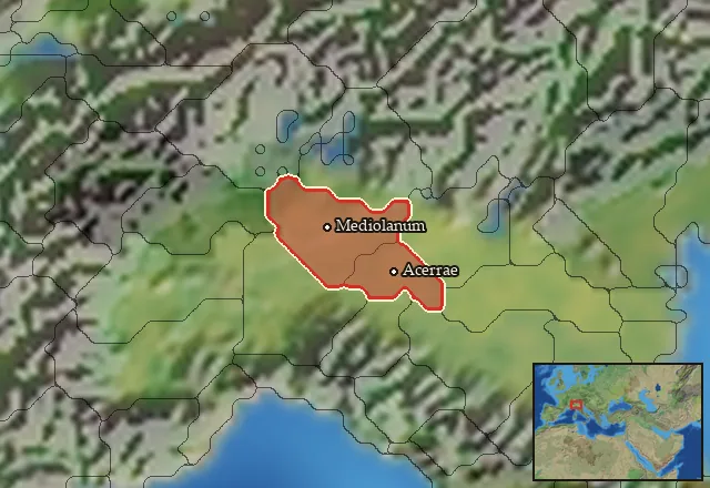 Where Insubrian Infantry can be recruited