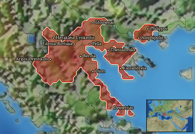 Where Macedonian Hoplites can be recruited