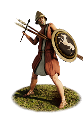 Arcadian Peltasts info card
