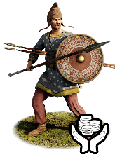 Mercenary Cappadocian Light Infantry info card