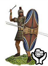 Mercenary Scutarii Spearmen info card