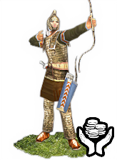 Mercenary Scythian Royal Infantry info card