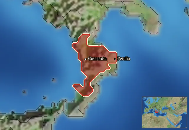 Homeland of Bruttians