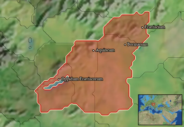 Homeland of Eravisci