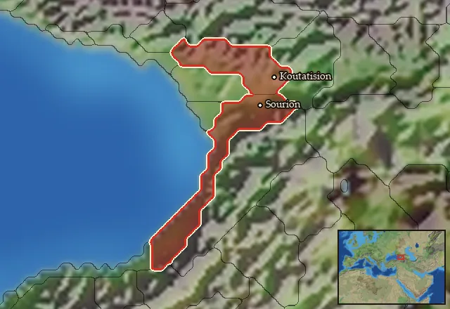 Homeland of Colchians