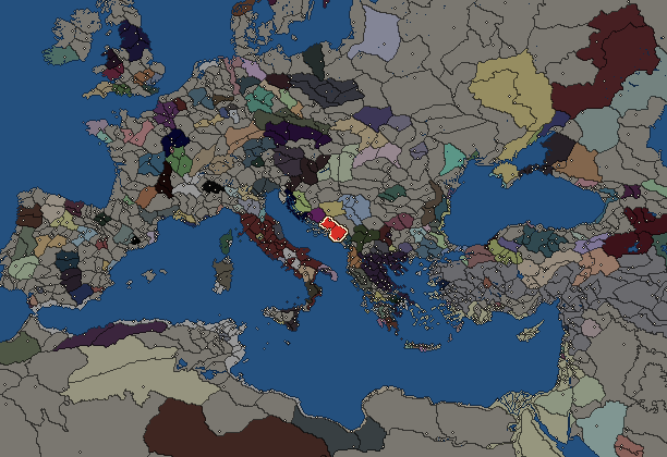 Starting territory of Ardiaei, with its neighbours