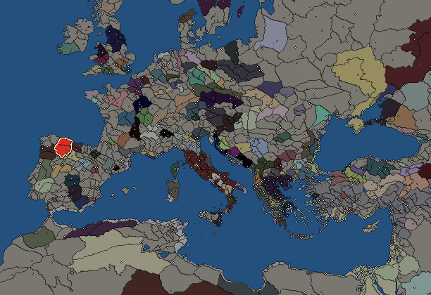 Starting territory of Astures, with its neighbours