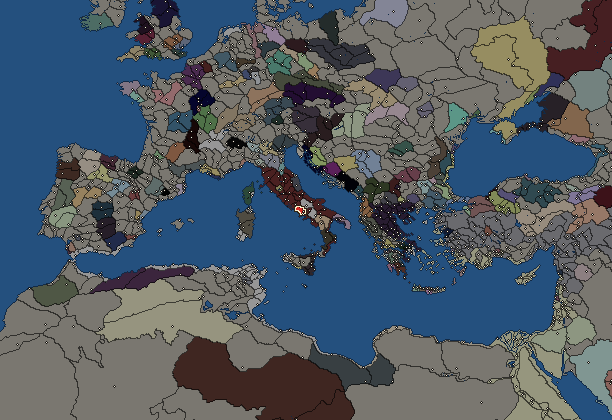 Starting territory of Capua, with its neighbours