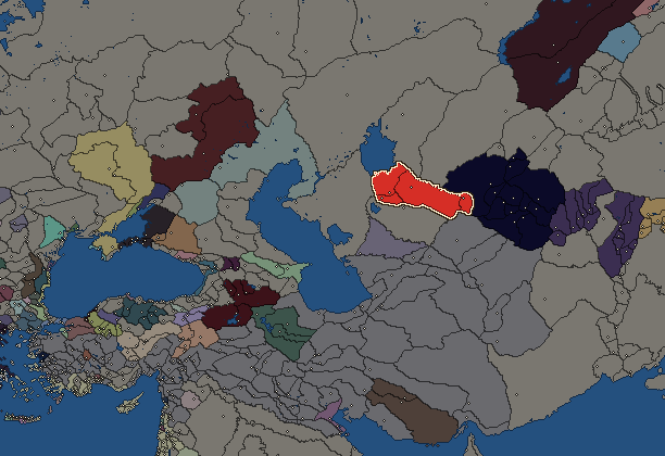 Starting territory of Chorasmia, with its neighbours