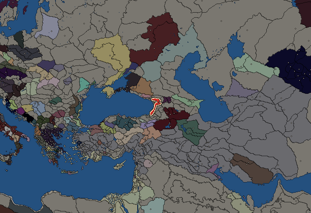 Starting territory of Colchians, with its neighbours