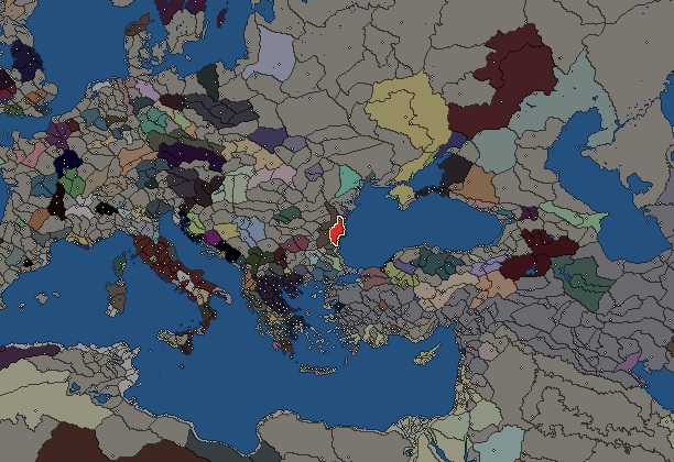 Starting territory of Crobyzi, with its neighbours
