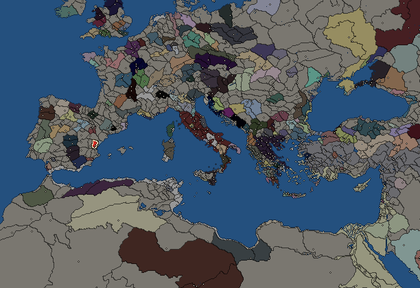 Starting territory of Edeta, with its neighbours
