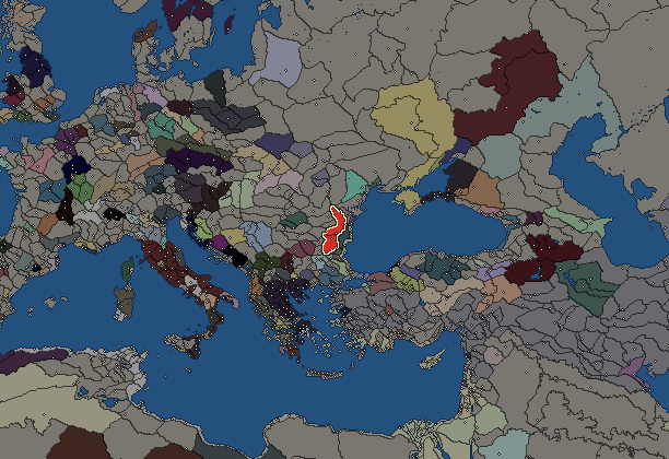 Starting territory of Getae, with its neighbours