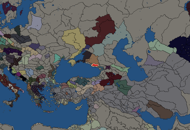 Starting territory of Heniochi, with its neighbours