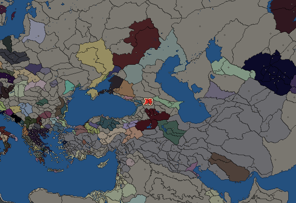 Starting territory of Iberians, with its neighbours