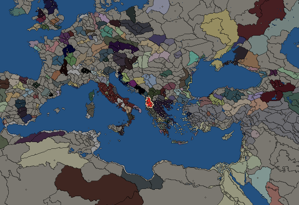 Starting territory of Illyrian Kingdom, with its neighbours