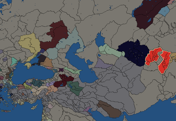 Starting territory of Indians, with its neighbours