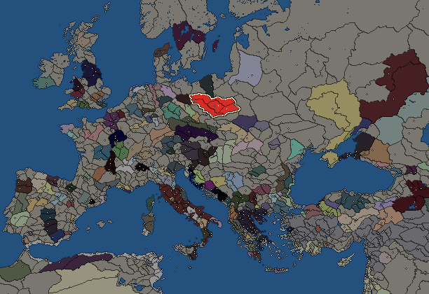 Starting territory of Lugii, with its neighbours