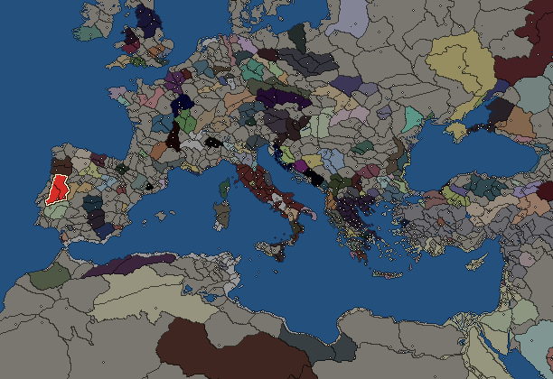 Starting territory of Lusitanians, with its neighbours