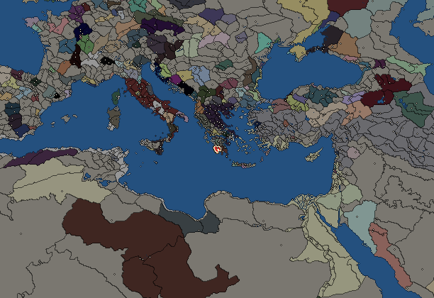 Starting territory of Messene, with its neighbours