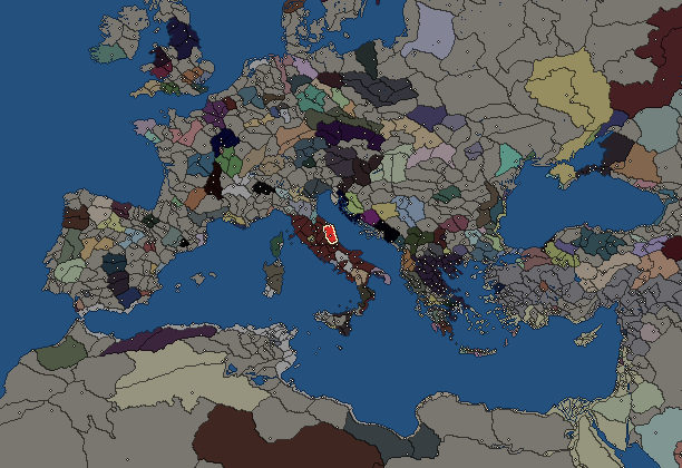 Starting territory of Picentes, with its neighbours