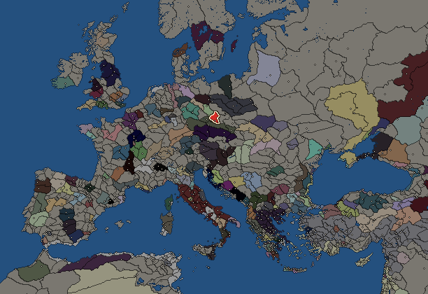 Starting territory of Quadi, with its neighbours