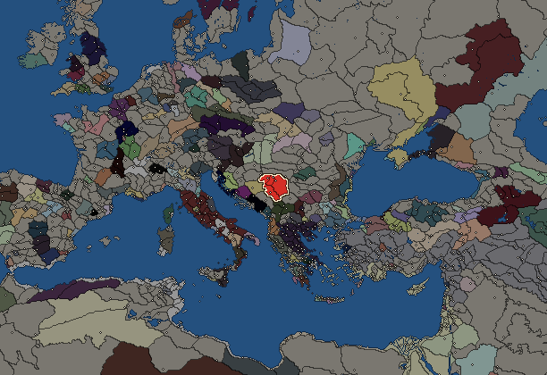 Starting territory of Scordisci, with its neighbours