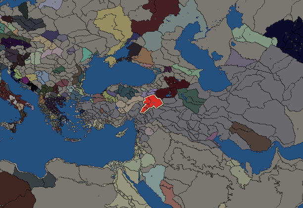 Starting territory of Sophene, with its neighbours