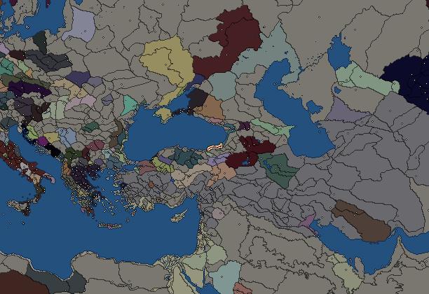 Starting territory of Trapezus, with its neighbours