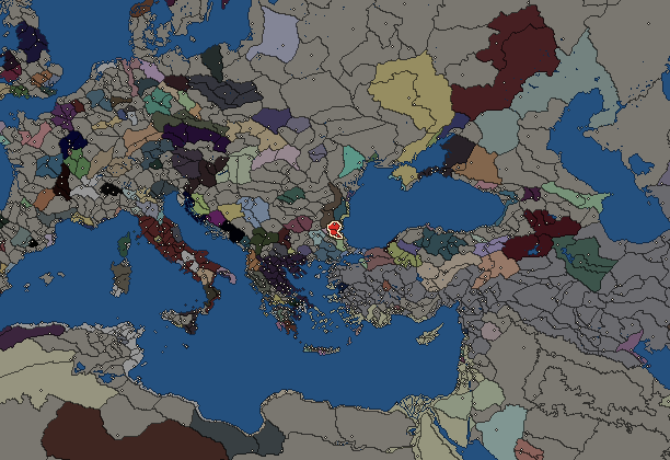Starting territory of Tylis, with its neighbours