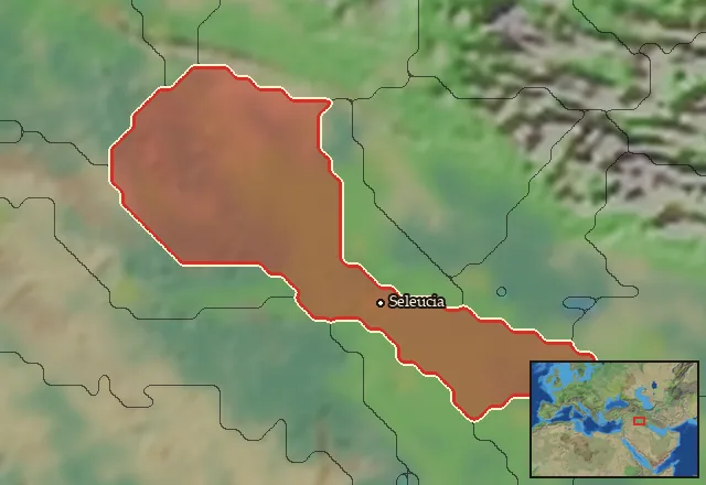 Regions of the Seleucia mercenary pool