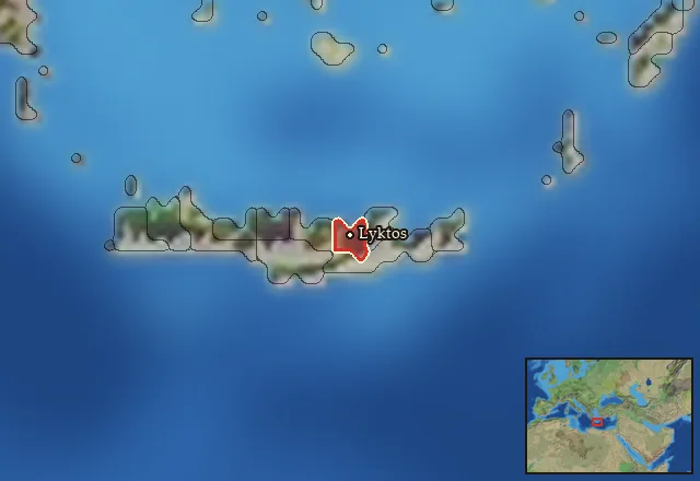 Regions of the Lyktos mercenary pool