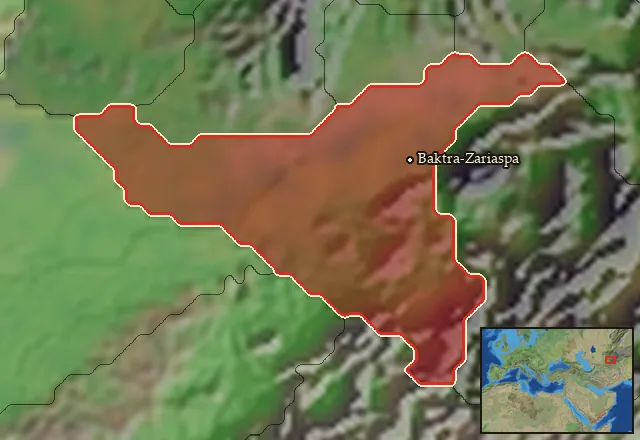 Regions of the Baktra Zariaspa mercenary pool