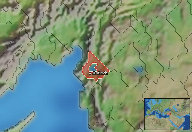 Regions of the Antioch mercenary pool